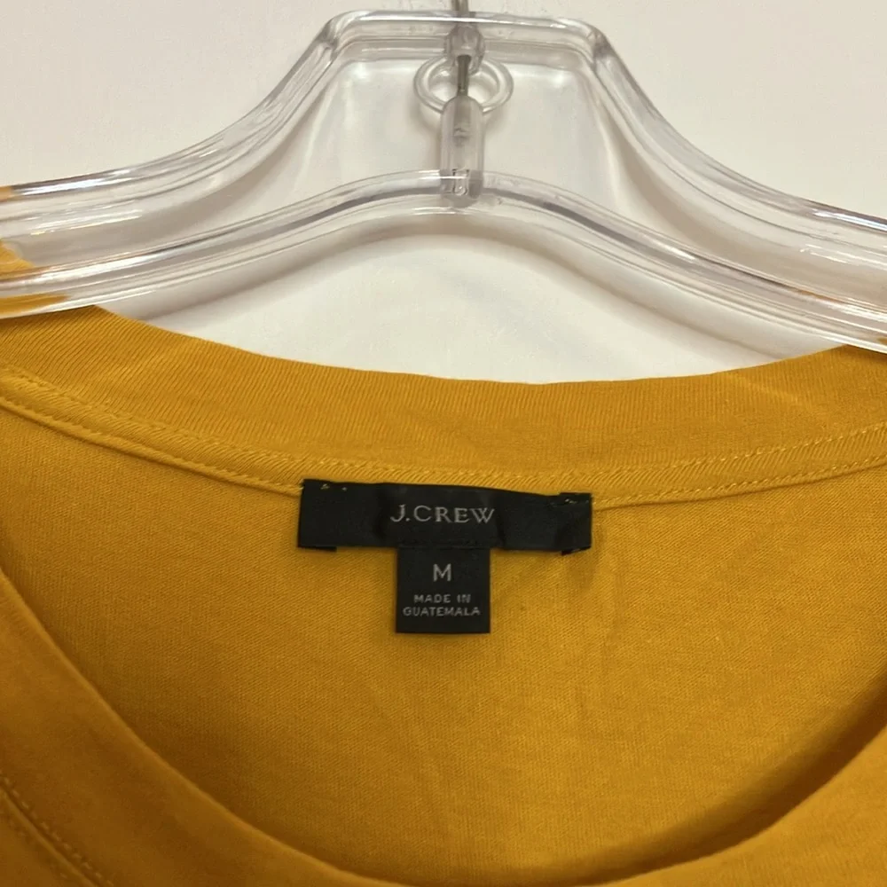 J Crew Mustard Yellow Tiered Dress - Picture 3 of 8